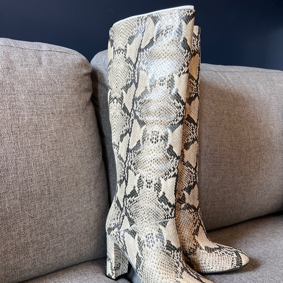 NEW. Cole Haan Tall Snakeskin style boot - NEW - Picture 4 of 6